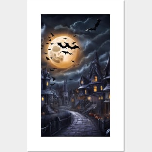 Halloween town, horror nights, party Posters and Art